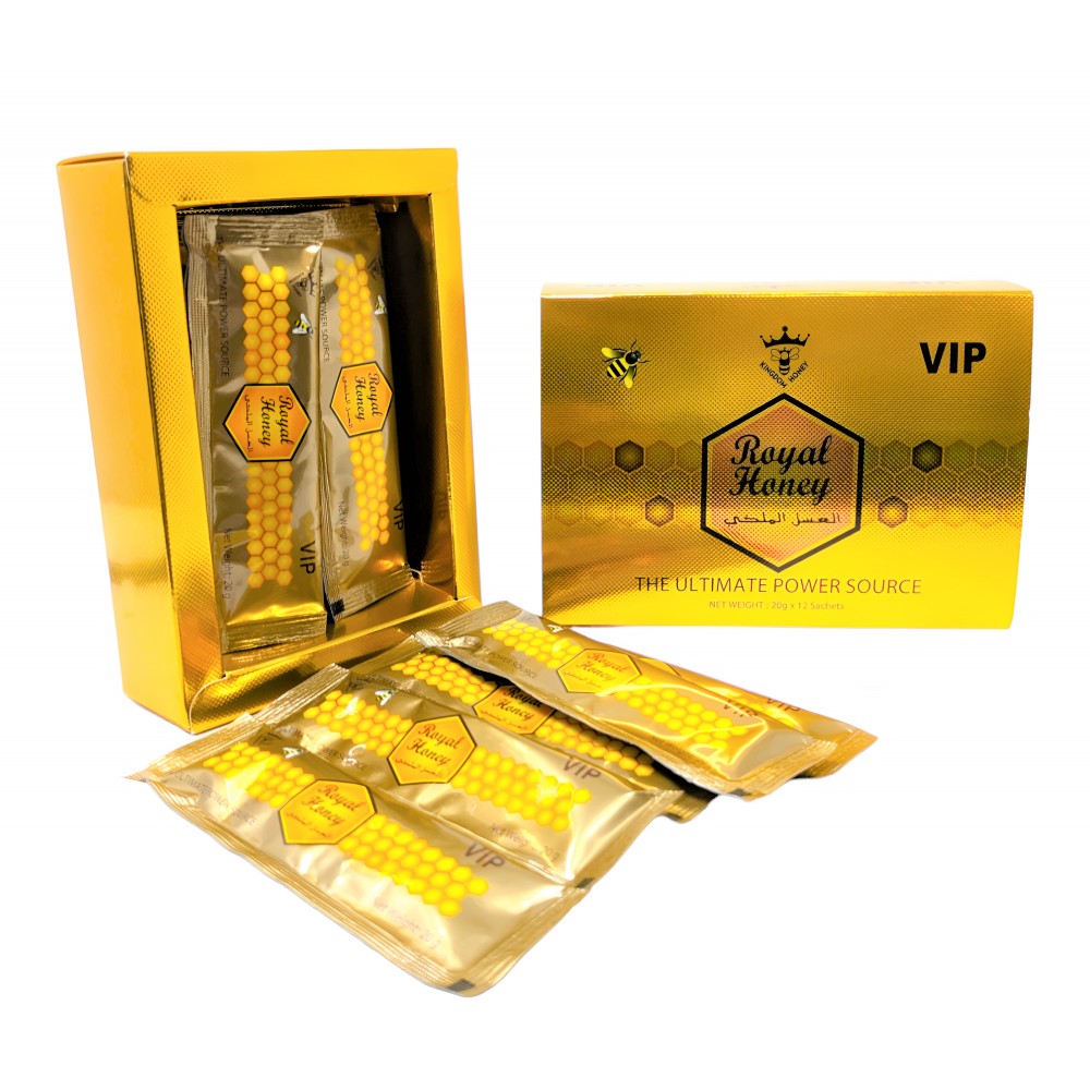 Royal Honey VIP The Ultimate Power Source 20g 12 Sachets Display